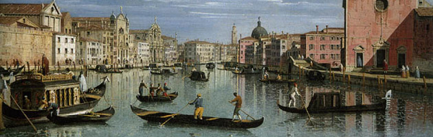 Canal grande di venezia catalogo illustrato dipinti sul lato ... Dipinti su venezia