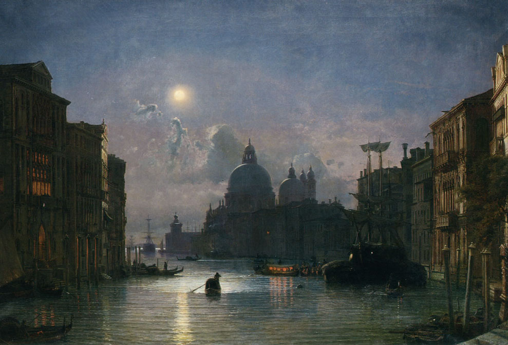 Canal grande di venezia catalogo illustrato federico paolo nerly ... Dipinti su venezia
