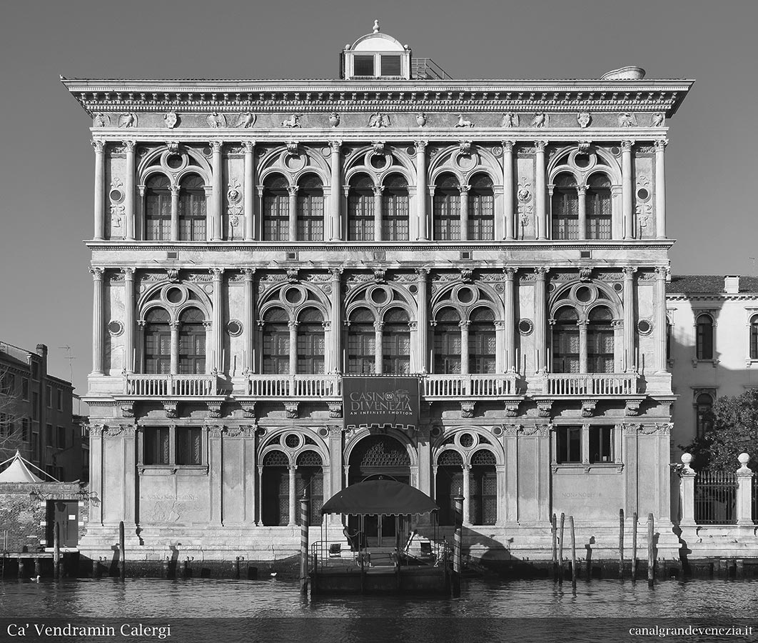 Canal Grande di Venezia - Catalogo illustrato - Ca' Vendramin Calergi (Casinò di Venezia)