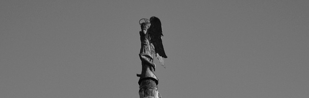 San Giorgio Maggiore. Statua di angelo