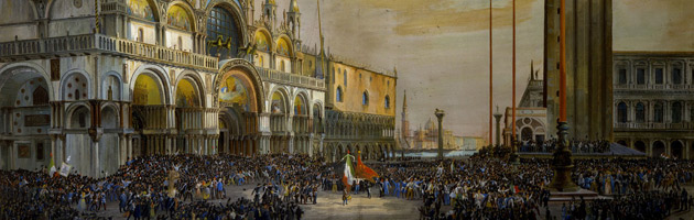 Il Popolo di Venezia solleva il Tricolore