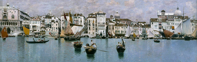 La riva degli Schiavoni en Venecia