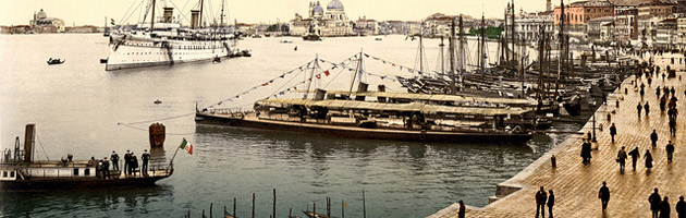 The port of Venice, Italy