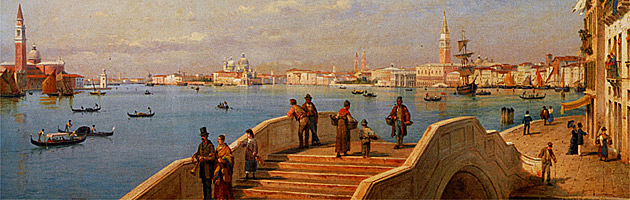 Vista della laguna di Venezia