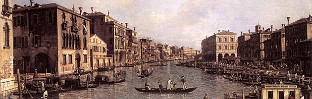 Il Canal Grande, veduta verso sud-est