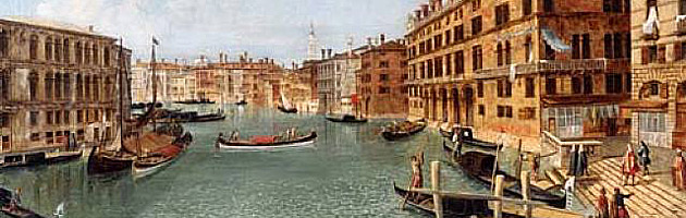 Il Canal Grande verso nord dal Ponte di Rialto