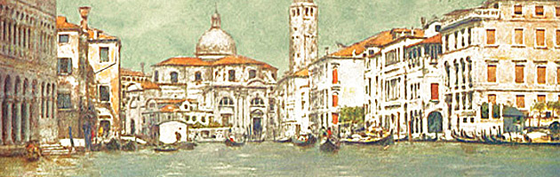 Grand Canal, showing Tower of St. Geremia