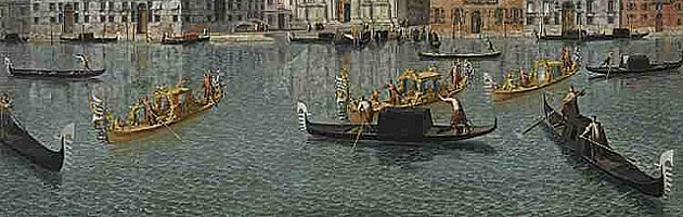 Venezia, il Canal Grande con la chiesa di San Stae