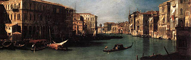 Il Canal Grande da Rialto verso nord