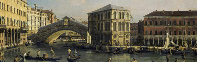 Il Canal Grande con il Ponte di Rialto