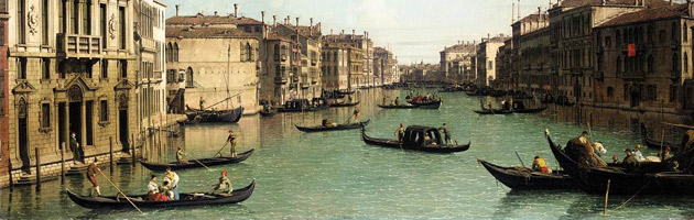 Il Canal Grande guardando verso nord-est da Palazzo Balbi 