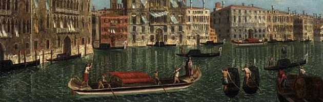 Il Canal Grande con Palazzo Foscari e Palazzo Balbi