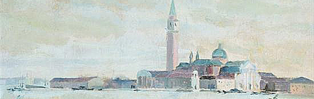 Veduta di Venezia con San Giorgio 