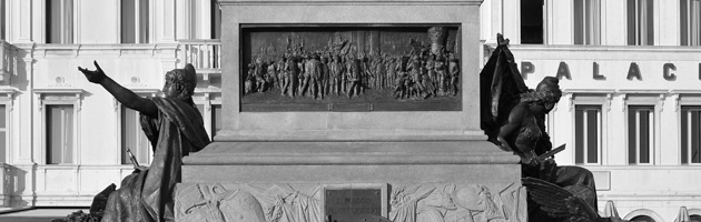 Riva degli Schiavoni. Monumento equestre a Vittorio Emanuele II