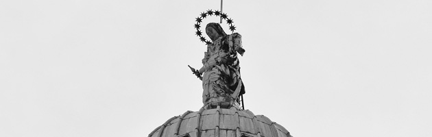 Chiesa della Madonna della Salute. Statua della Vergine
