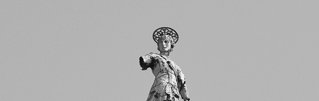San Giorgio Maggiore. Statua di San Giorgio