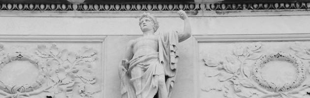 Ala Napoleonica. Statua di imperatore romano 