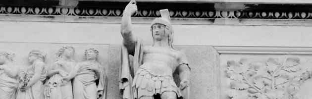 Ala Napoleonica. Statua di imperatore romano 