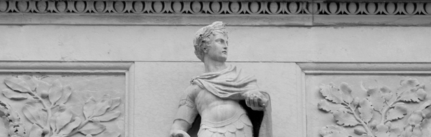 Ala Napoleonica. Statua di imperatore romano 